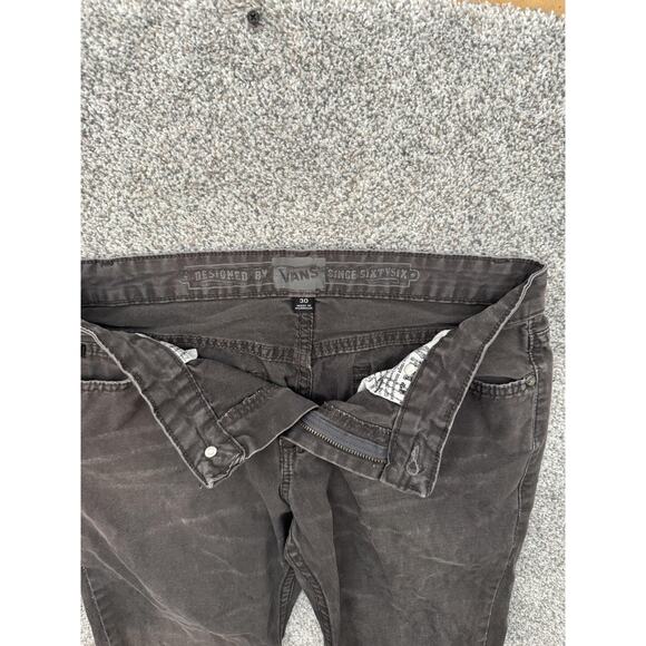 Vans Jeans 30 Straight Leg Skater Streetwear Grunge Retro Y2K Alt Distressed - Picture 8 of 12